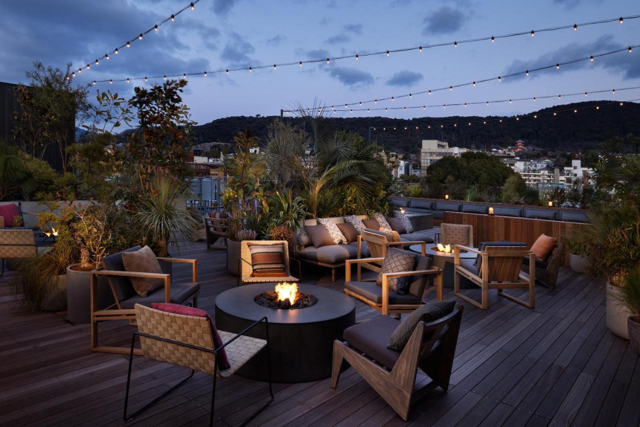 Nohga Hotel Kiyomizu קיוטו מראה חיצוני תמונה The rooftop terrace at the Hotel